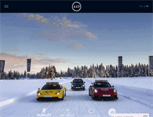 Tablet Screenshot of laponie-ice-driving.com